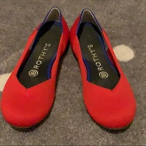 True Red Rothy’s - like new